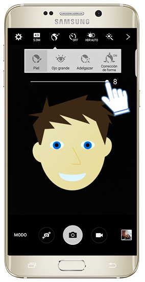 Galaxy S6 Edge+: ¿Cómo usar el modo Belleza facial?