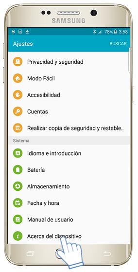 Galaxy S6 Edge+: ¿Qué hacer si Opciones de desarrollador no aparece en el menú de ajustes?