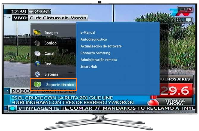 Smart TV ES7000-¿Cómo activar los subtítulos de apoyo (Closed Caption)?