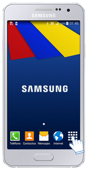Galaxy A3 - ¿Cómo ajustar el brillo de la pantalla?