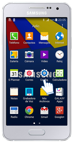 Galaxy A3 - ¿Cómo ajustar el brillo de la pantalla?