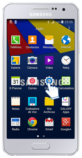 Galaxy A3 - ¿Cómo verificar el estado de almacenamiento en la memoria interna?