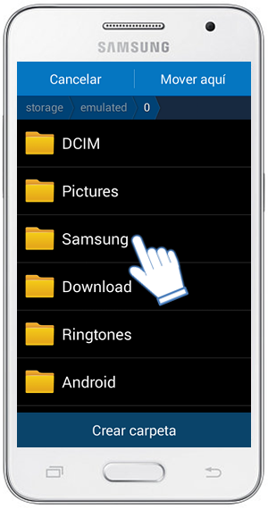 Samsung Galaxy Core 2: ¿Cómo mover archivos a otras carpetas?