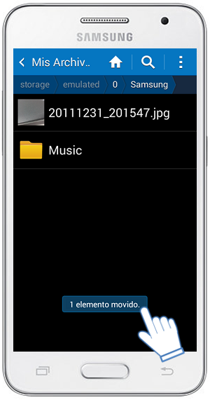 Samsung Galaxy Core 2: ¿Cómo mover archivos a otras carpetas?