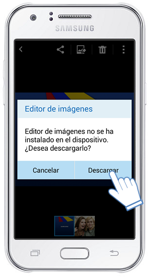 Samsung Galaxy J1: ¿Cómo descargar e instalar el editor de imágenes?