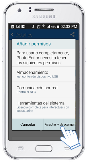Samsung Galaxy J1: ¿Cómo descargar e instalar el editor de imágenes?