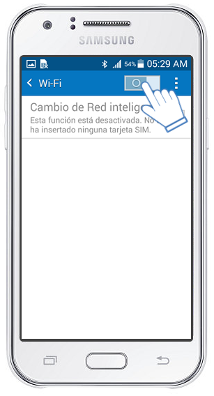 Samsung Galaxy J1: ¿Cómo conectarse a una red Wi-Fi?