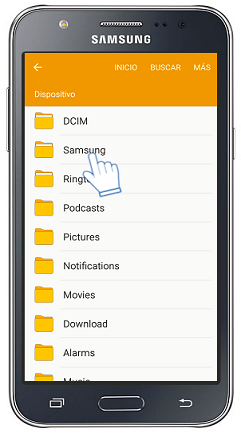 Galaxy J5 - ¿Cómo enviar un archivo por Bluetooth?