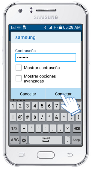Samsung Galaxy J1: ¿Cómo conectarse a una red Wi-Fi?