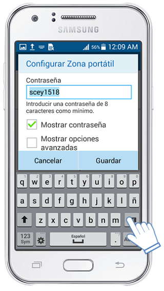 Samsung Galaxy J1: ¿Cómo configurar la Zona Wi-Fi portátil?