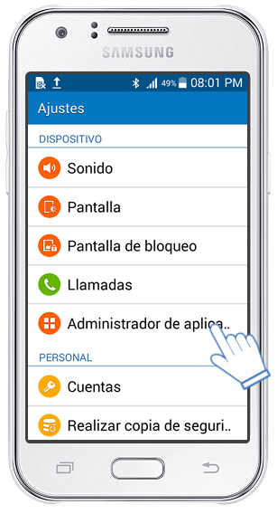 Samsung Galaxy J1: ¿Cómo eliminar o desinstalar una aplicación?