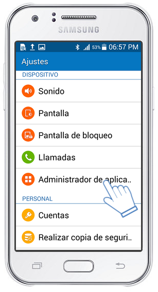 Samsung Galaxy J1: ¿Cómo desactivar las notificaciones de una aplicación?