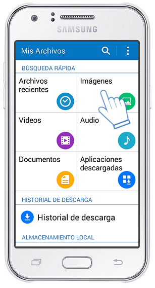 Samsung Galaxy J1 (SM-J100M): ¿Cómo mover archivos o documentos a otras carpetas?