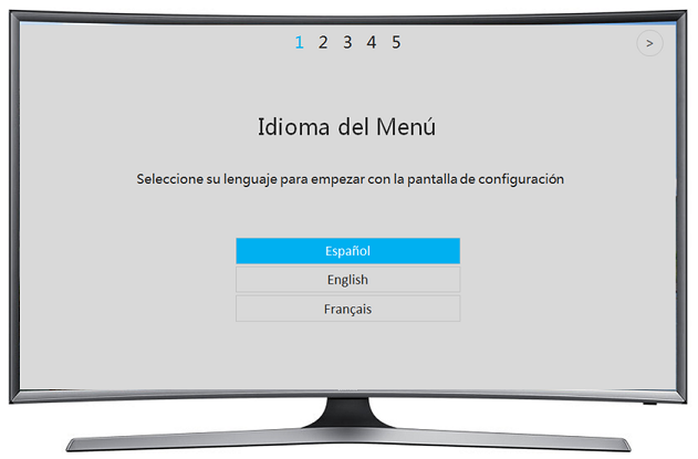 Smart TV Curvo J6500 - ¿Cómo realizar la configuración inicial?