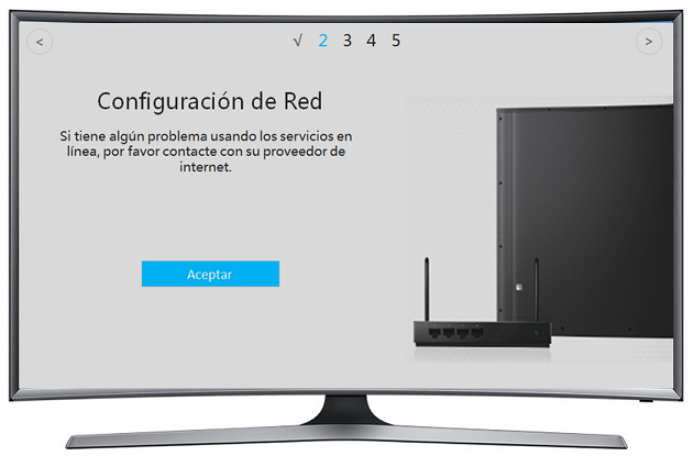 Smart TV Curvo J6500 - ¿Cómo realizar la configuración inicial?