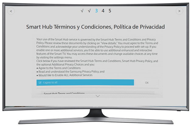 Smart TV Curvo J6500 - ¿Cómo realizar la configuración inicial?