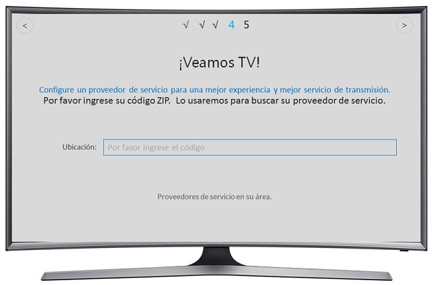 Smart TV Curvo J6500 - ¿Cómo realizar la configuración inicial?