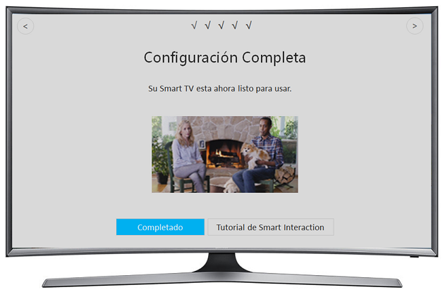 Smart TV Curvo J6500 - ¿Cómo realizar la configuración inicial?