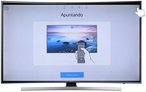 Smart TV Curvo/JU7500 - Tutorial de uso del Smart Control
