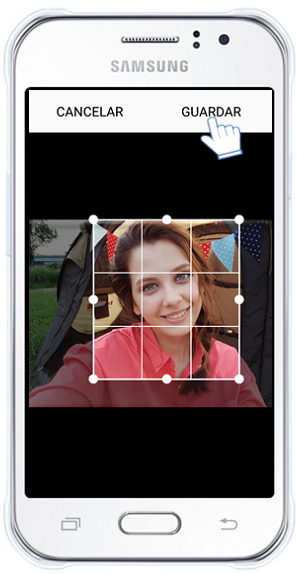 Galaxy J1 Ace - ¿Cómo recortar una imagen?
