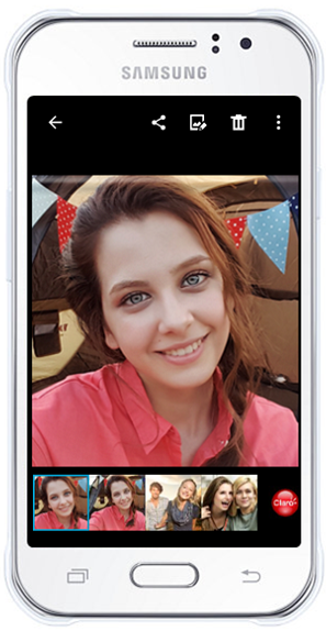 Galaxy J1 Ace - ¿Cómo recortar una imagen?
