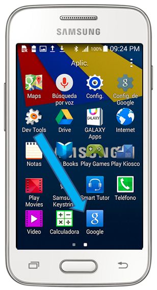 Galaxy Ace4 Neo - ¿Cómo mostrar íconos ocultos en el menú de aplicaciones?