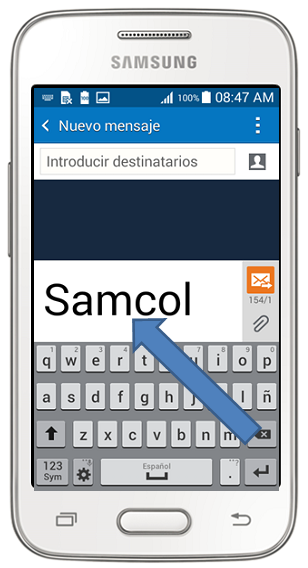 Galaxy Ace4 Neo - ¿Cómo ajustar el tamaño de la fuente o letra?