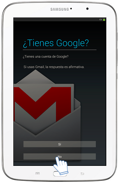 Galaxy Note (8.0, 3G) - ¿Cómo realizar la configuración inicial?