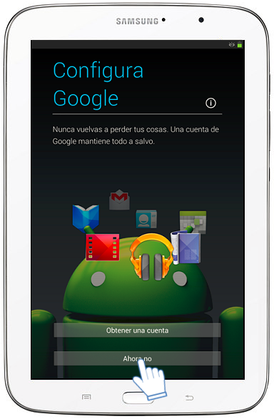 Galaxy Note (8.0, 3G) - ¿Cómo realizar la configuración inicial?