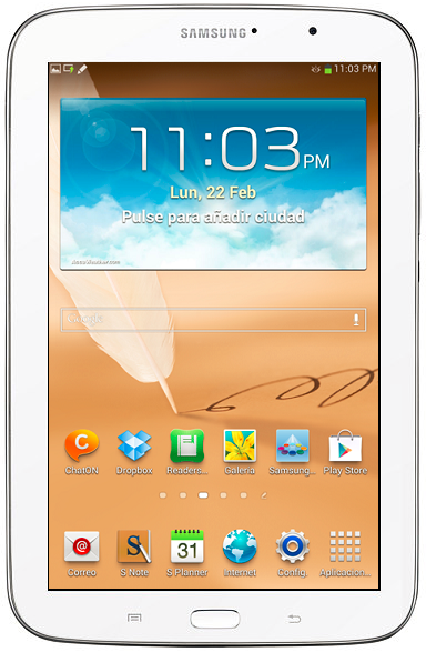 Galaxy Note (8.0, 3G) - ¿Cómo realizar la configuración inicial?