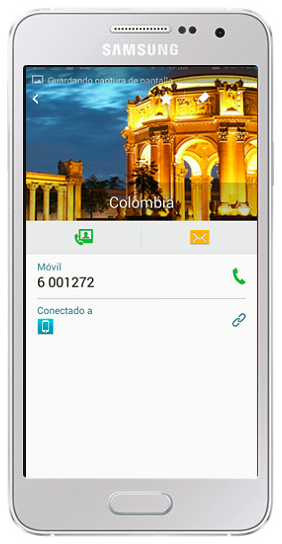 Galaxy A3 - ¿Cómo guardar un Contacto?
