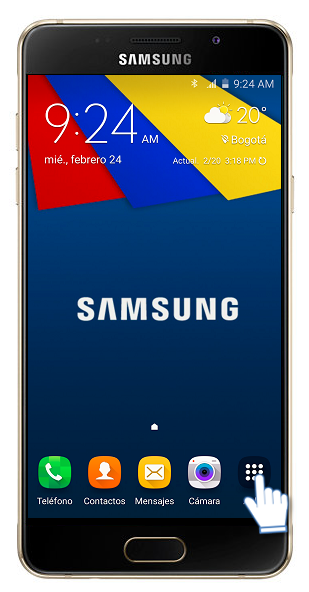 Galaxy A5 (2016) - ¿Cómo usar el bloqueo de pantalla por huella?