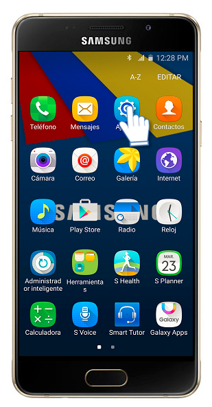 Galaxy A5 (2016) - ¿Cómo usar el bloqueo de pantalla por huella?