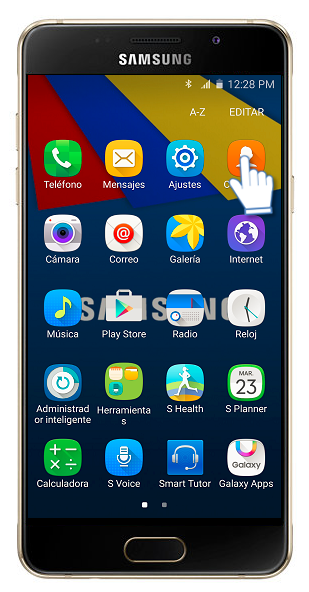 Galaxy A5 (2016) - ¿Cómo añadir un nuevo contacto?