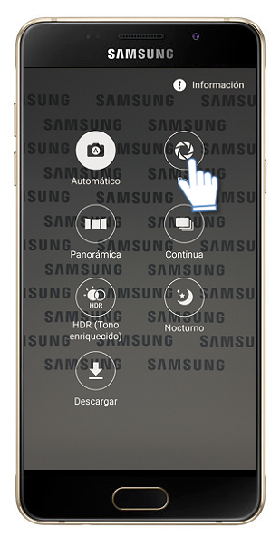 Galaxy A5 (2016) - ¿Cómo usar el Modo Pro en la aplicación Cámara?