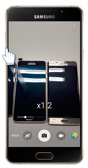 Galaxy A5 (2016) - ¿Cómo aplicar Zoom con botones de volumen a las fotografías?