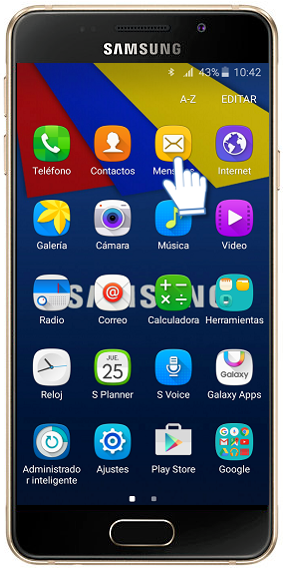 Galaxy A3 (2016) - ¿Cómo utilizar el filtro Spam?