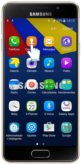 Galaxy A3 (2016) - ¿Cómo agregar una imagen a un contacto?