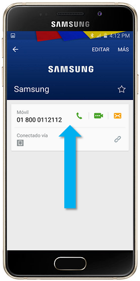 Galaxy A3 (2016) - ¿Cómo agregar una imagen a un contacto?
