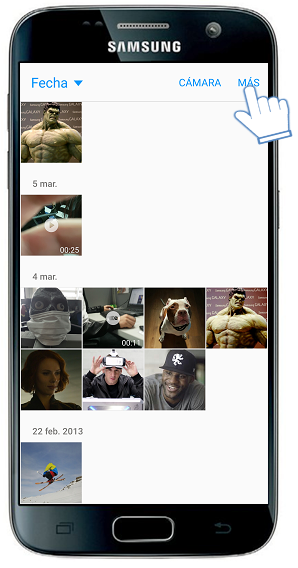 Galaxy S7-¿Cómo crear un Collage?
