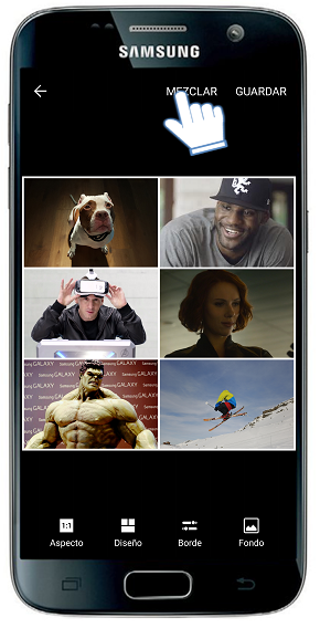 Galaxy S7-¿Cómo crear un Collage?