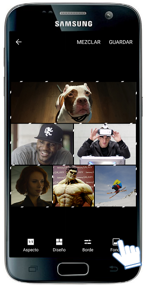 Galaxy S7-¿Cómo crear un Collage?