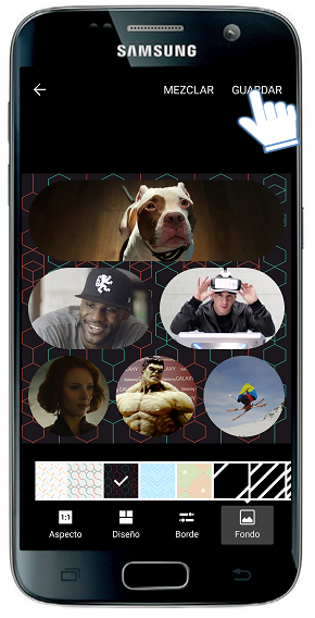 Galaxy S7-¿Cómo crear un Collage?
