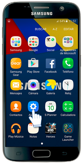 Galaxy S7-¿Cómo verificar una cuenta Samsung por huella dactilar?
