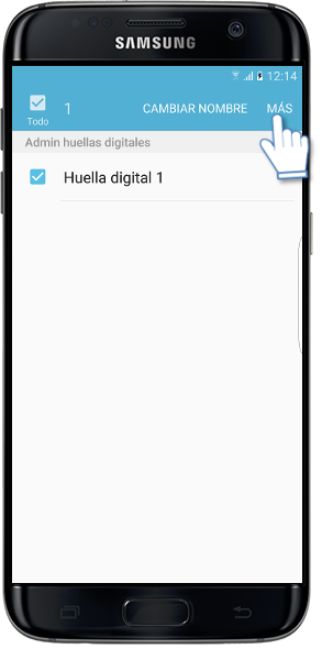 Galaxy S7 Edge-¿Cómo eliminar una huella digital?