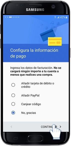 Galaxy S7 Edge ¿Qué es la protección de cuenta Google y como puedo registrarla/eliminarla?