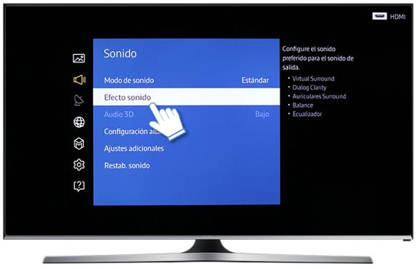 Smart TV J5500 - Dialog clarity. ¿Qué es y cómo se activa?