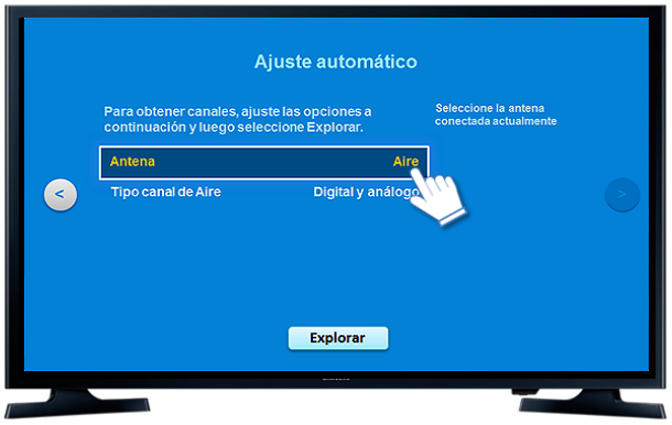 Smart TV J5200A Serie 5 - ¿Cómo realizar la configuración inicial del TV?