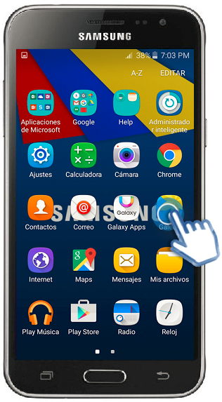 Galaxy J3 (2016) - ¿Cómo descargar e instalar el Editor de imágenes?