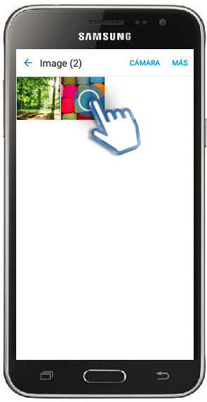 Galaxy J3 (2016) - ¿Cómo recortar una imagen?